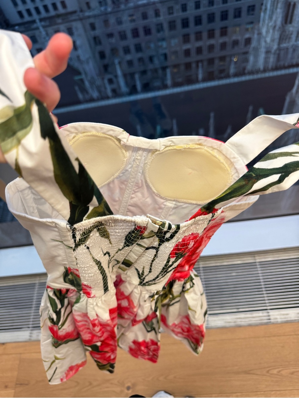 Dolce & Gabbana pleated poplin floral Mini Dress - Picture 13 of 13